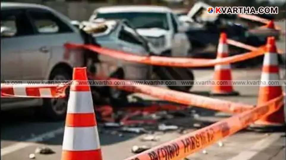 A symbolic scene of the accident and rescue operation where a tourist vehicle fell into a gorge in Valparai.