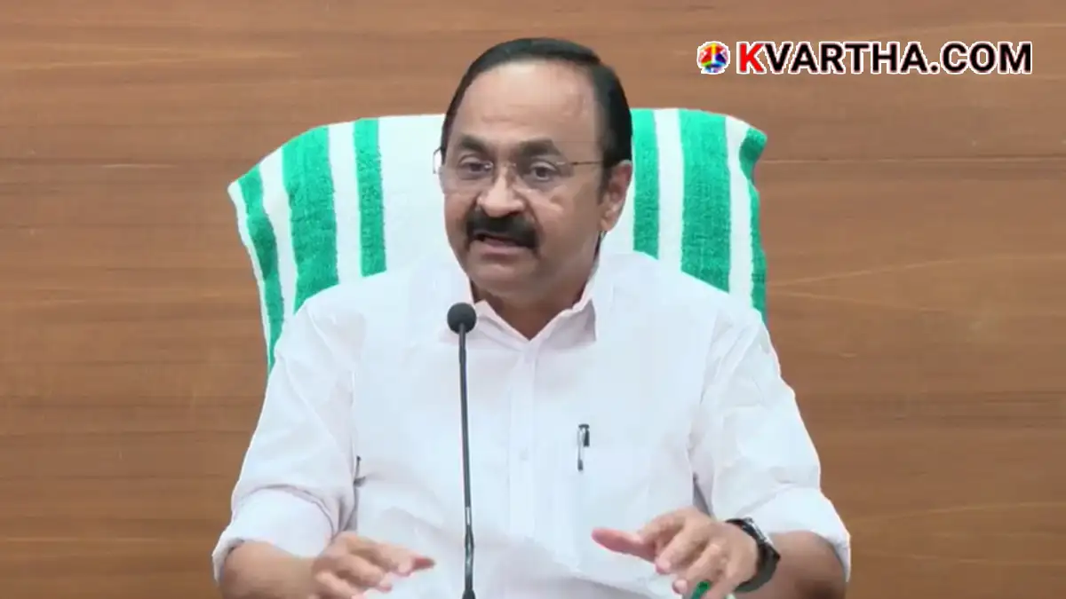 Representational image of Kerala Chief Minister V.D. Satheesan addressing a gathering