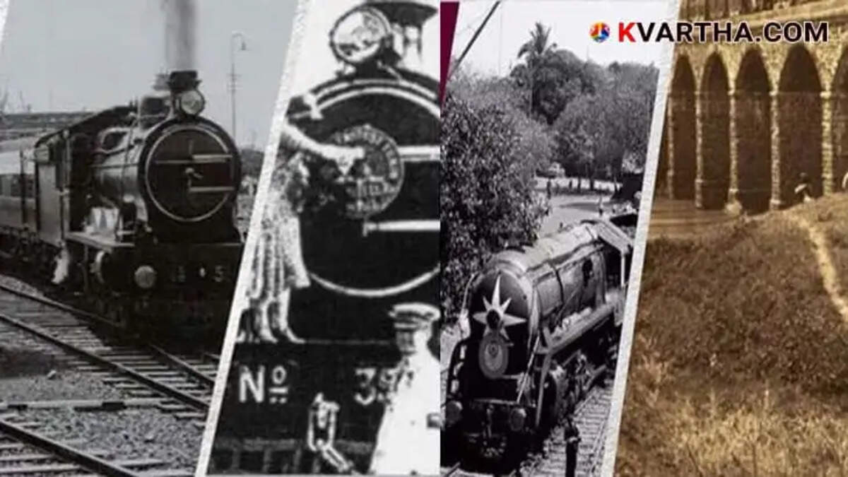 The first passenger train in India, 1853.