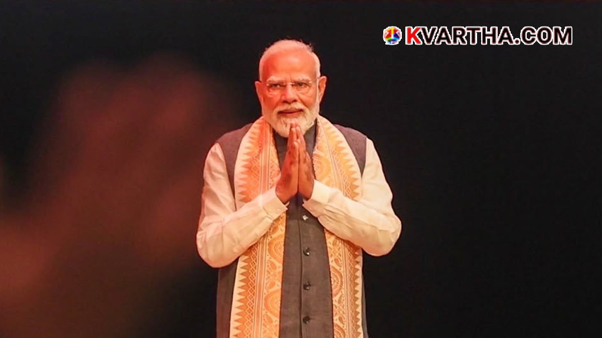 Prime Minister Narendra Modi addressing the nation on a historic governance milestone.