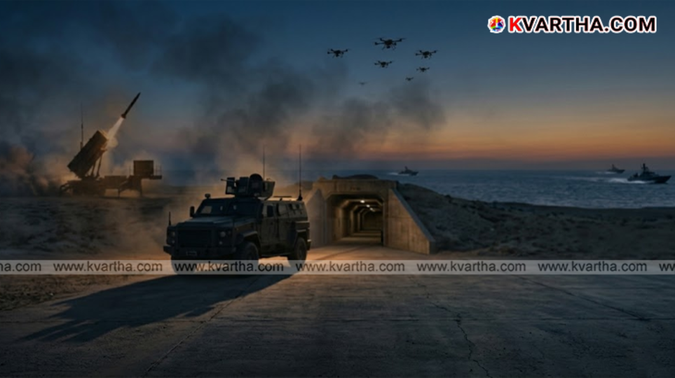 Underground military tunnels and missile launching systems in Iran