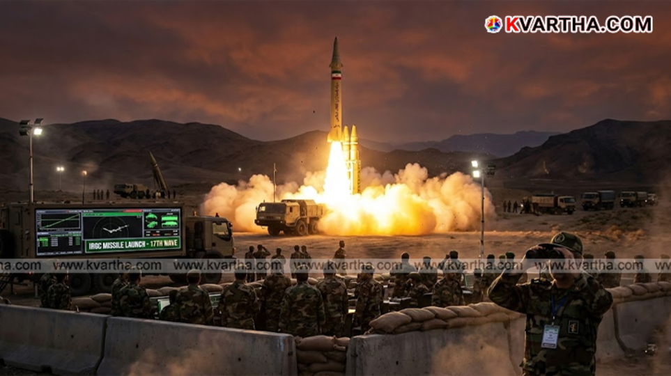 IRGC launching 40 missiles in its 17th wave of attack against US-Israel targets