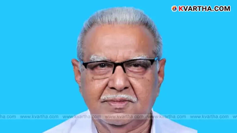 Portrait of the late author V.K. Bhaskaran Master.