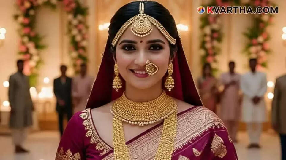 Bride Representing Kerala Gold Price November 04