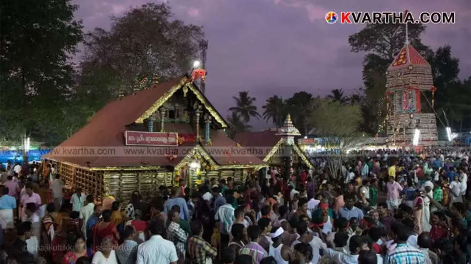 RSS song performed at Kerala temple festival sparks controversy.