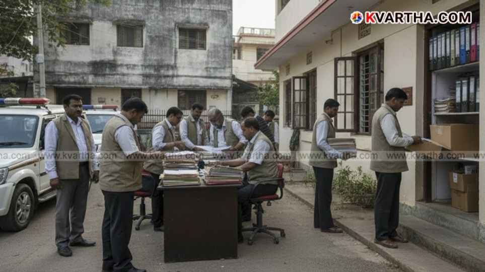 Lokayukta officials conducting raids in Karnataka government offices