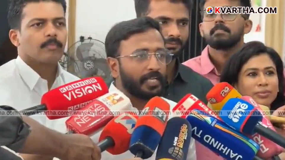 KSU State President Aloysius Xavier addressing media in Kannur
