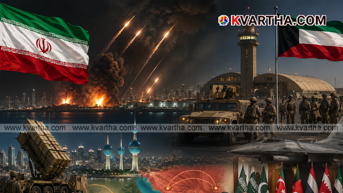  Conceptual image showing tensions in the Gulf region.