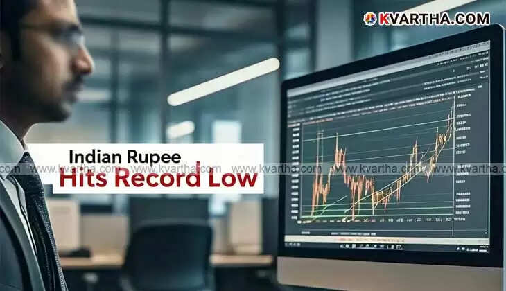 Indian rupee falling against dollar