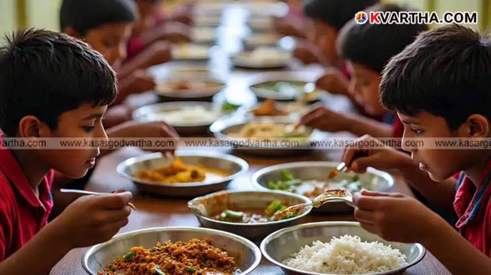 kerala school midday meal menu change teachers debt c