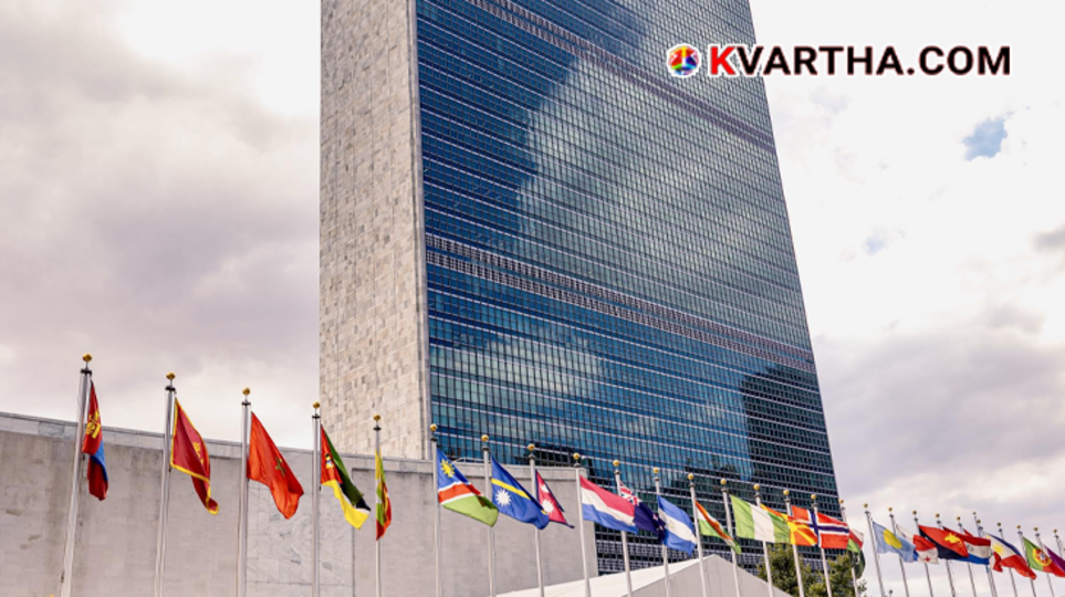 The United Nations headquarters building in New York.