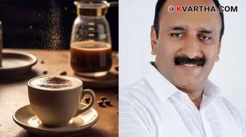Shaji Kodankandy, KPCC Secretary and Representational image of Tea