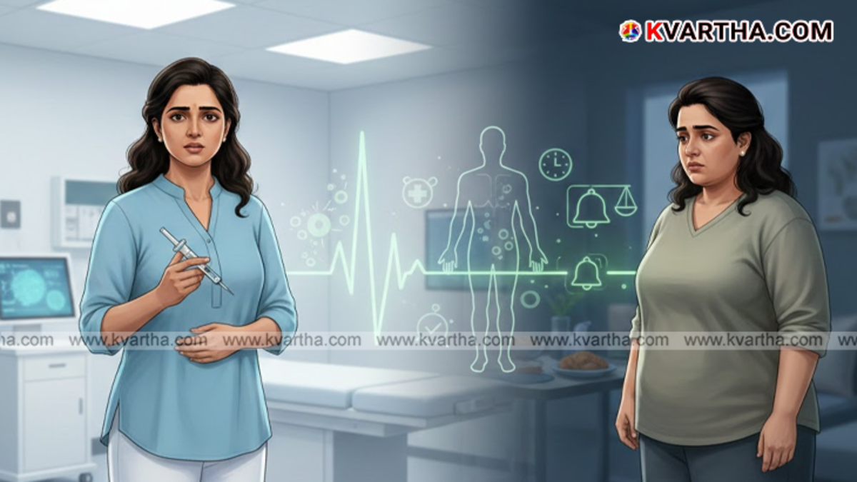 Medical professional preparing a weight loss injection