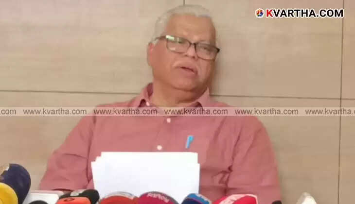 M.V. Jayarajan Alleges Multi-Crore Corruption by Former Kannur Corporation Mayor in Waste Management