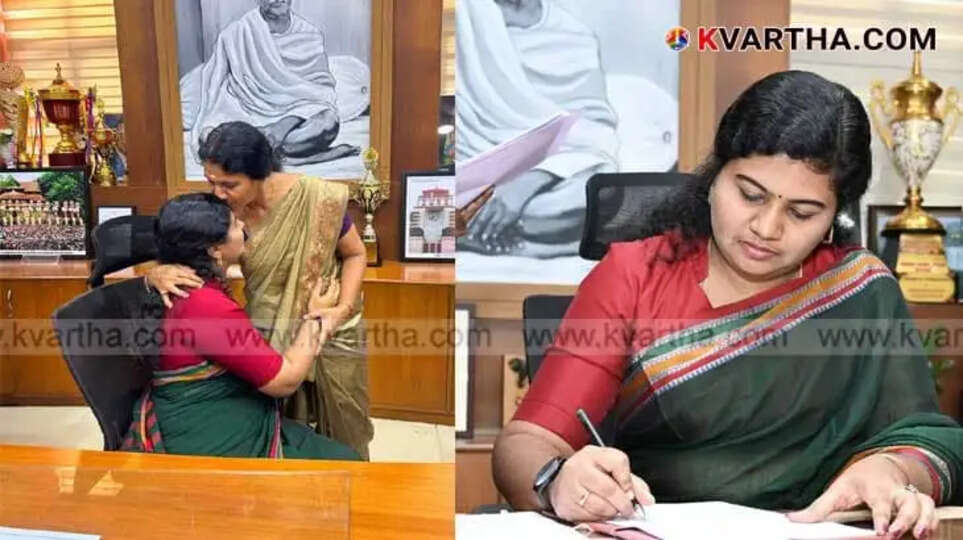 Emotional Thrissur Collector Shikha Surendran Takes Charge; Pens Heartwarming Note on Parents' Sacrifices
