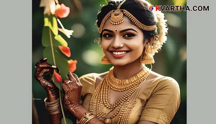 Bride Representing Gold Rate March 20 Kerala