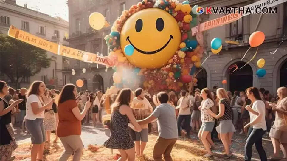Image Representing World Happiness Day: Let's Be Happy