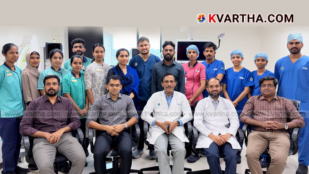 Image reflecting medical procedure and vacuum therapy at Aster MIMS Kannur