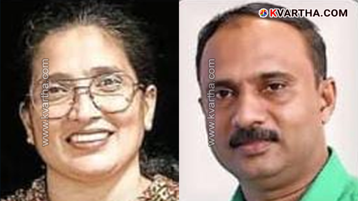 Adv Binoy Kurian and T Shabna after winning the election