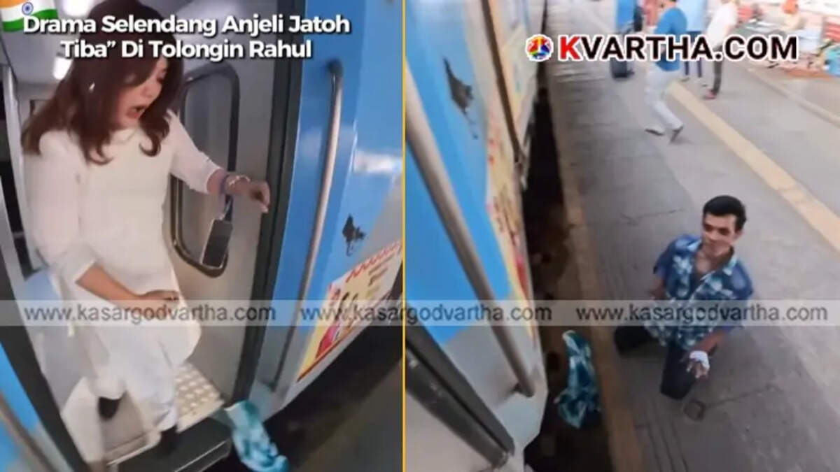  Indonesian content creator Indah holding her dupatta after the rescue