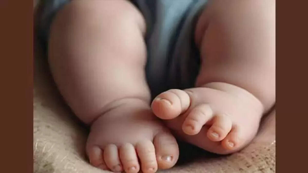 Body of the newborn infant found buried in the backyard 