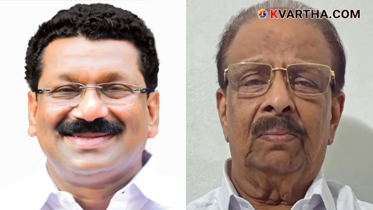 K Sudhakaran MP speaking at Satheeshan Pacheeni commemoration