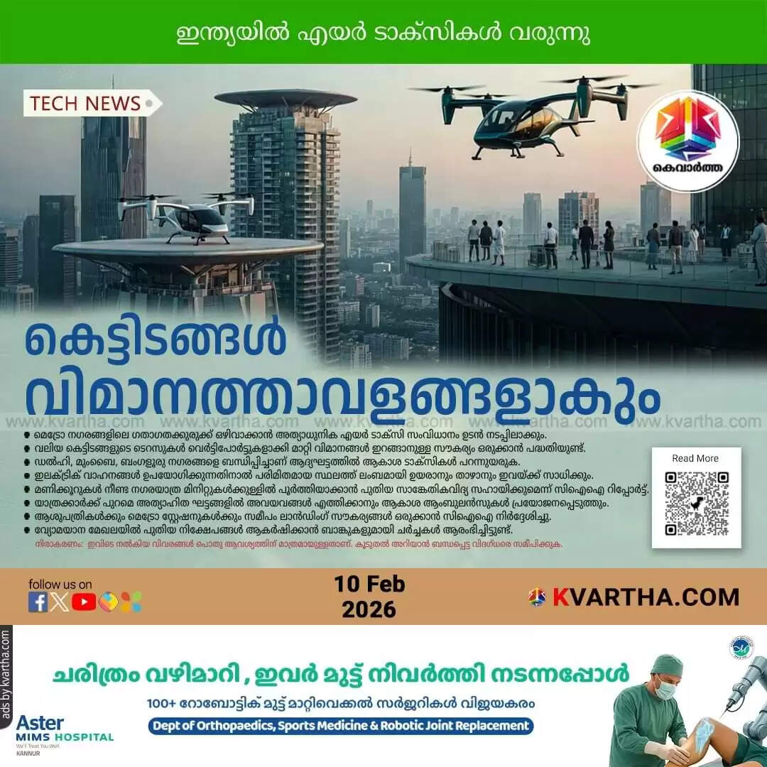 air taxis india metro cities rooftop vertiports