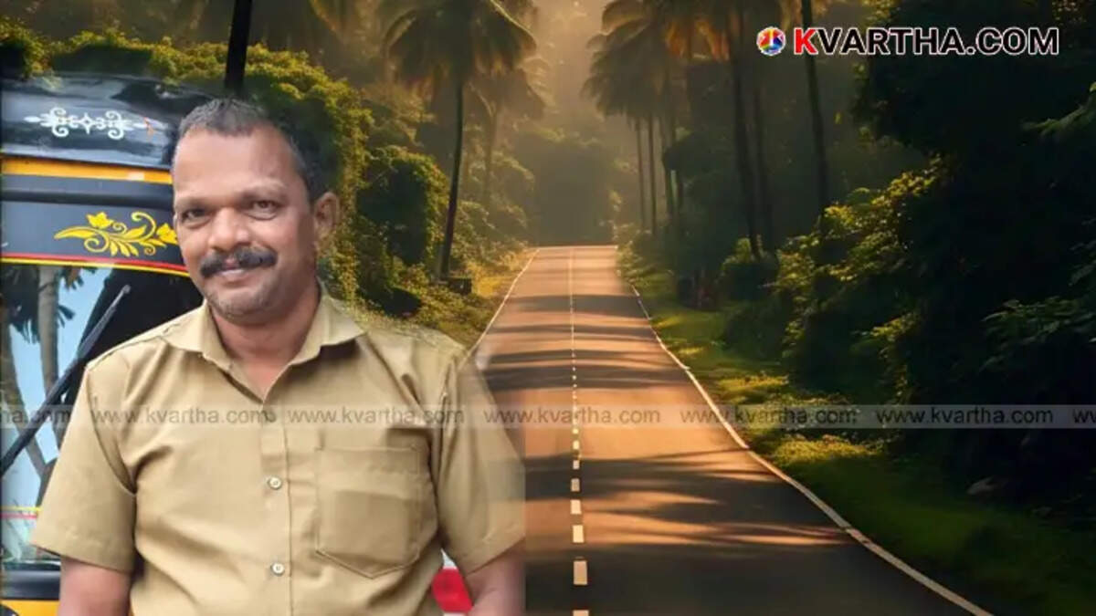 Auto driver Manoj handed over murder suspect to Kannur police at Valapattanam police station.