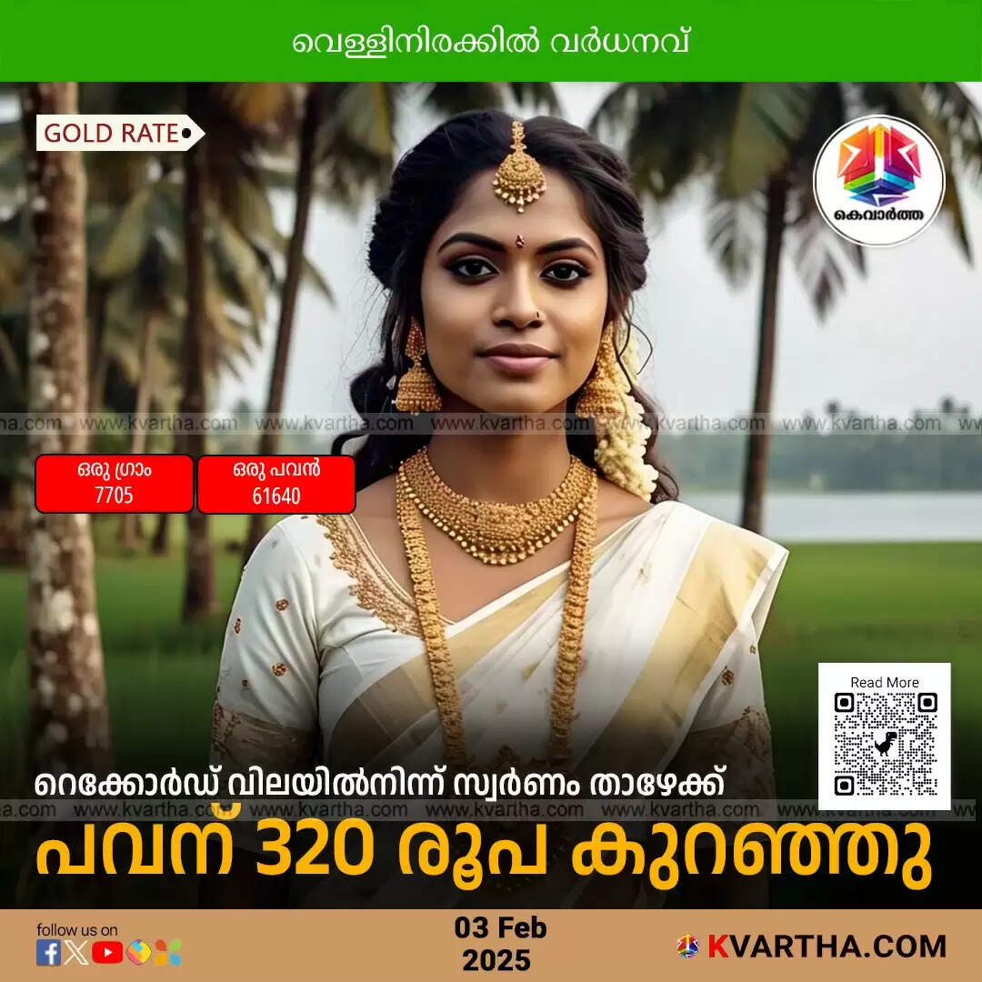 gold price drop kerala february 2025