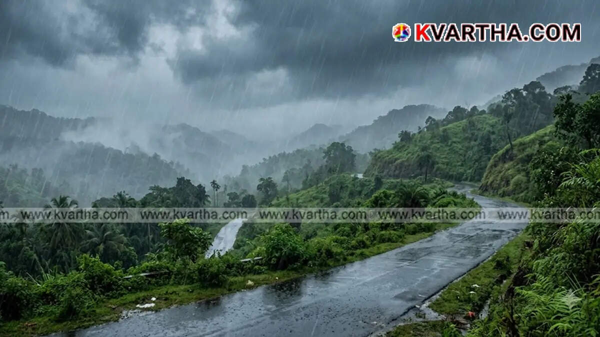 Representational image of heavy rain and monsoon in Kerala