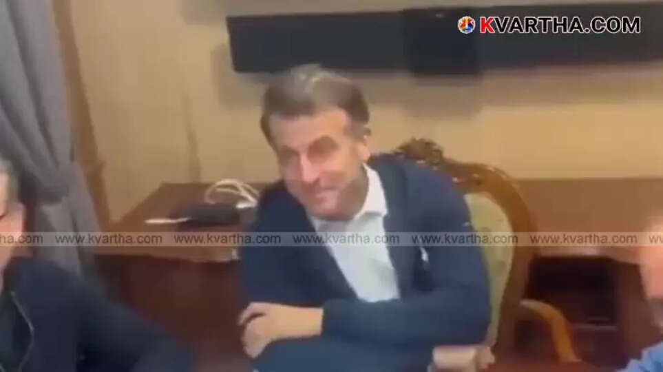 French President Macron on a train to Ukraine with leaders