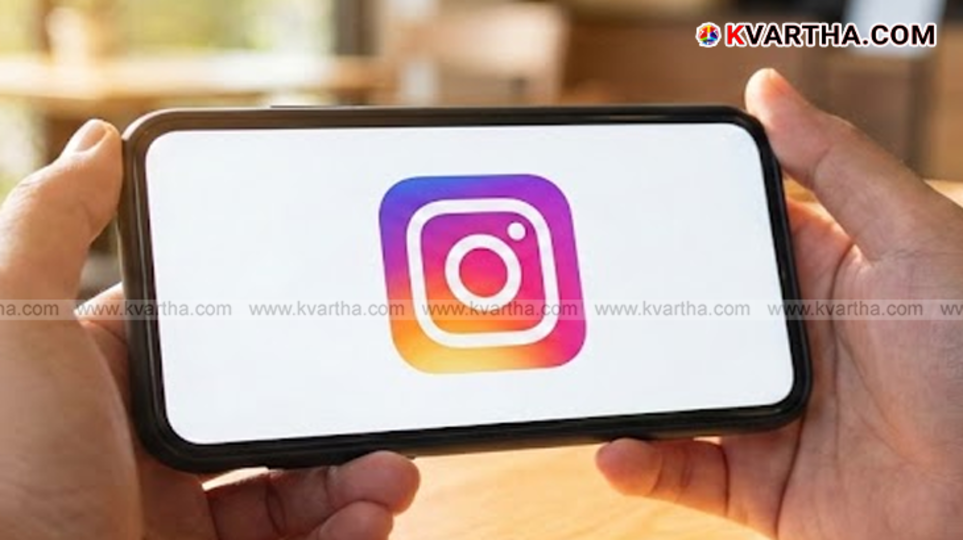  Conceptual image of a person using a smartphone with a trap icon, representing social media scams.