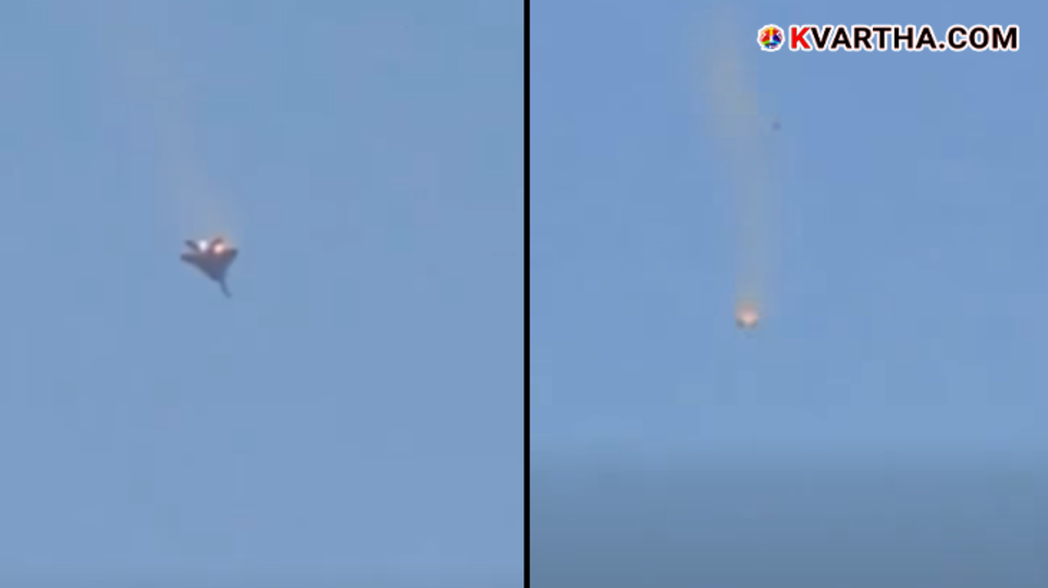 Remains of a US F-15 fighter jet crashed in Kuwaiti desert area