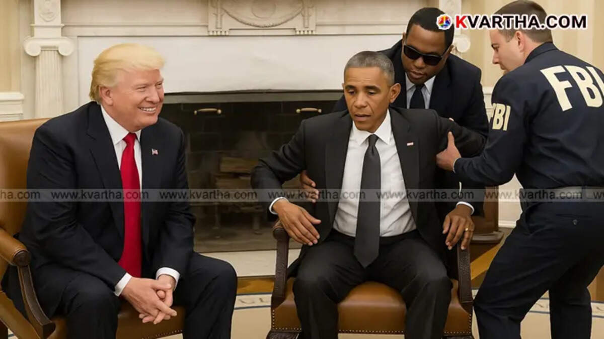 A conceptual image showing a deepfake video of a political figure's arrest.