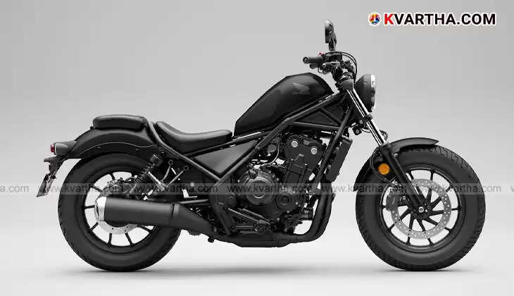 Honda Rebel 500 cruiser motorcycle in black