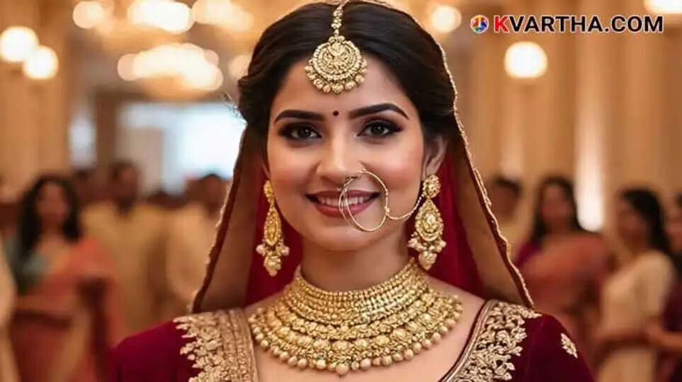  Bride Representing Kerala Gold Price March 31 Afternoon