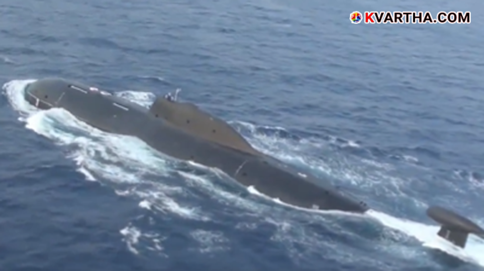 The missile launch system of an Arihant-class submarine.