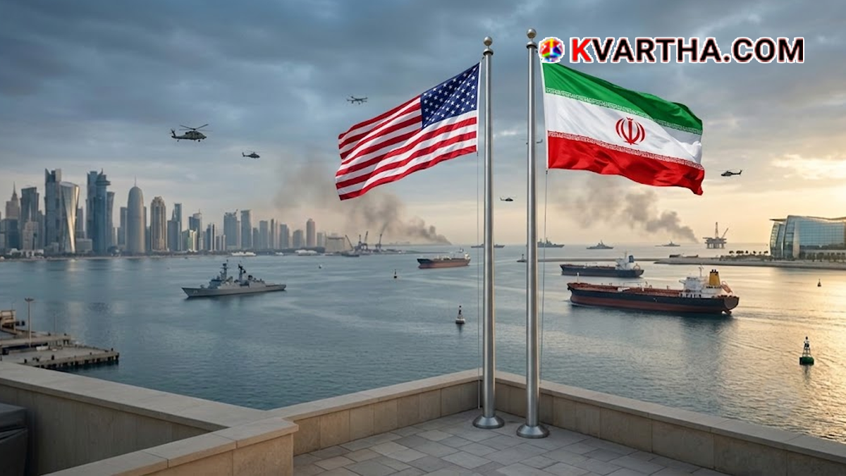  US and Iran flags or diplomacy concept