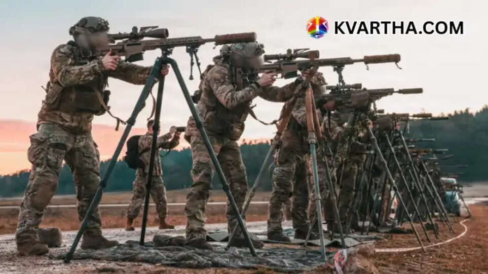 US military soldiers patrolling in Afghanistan war zone