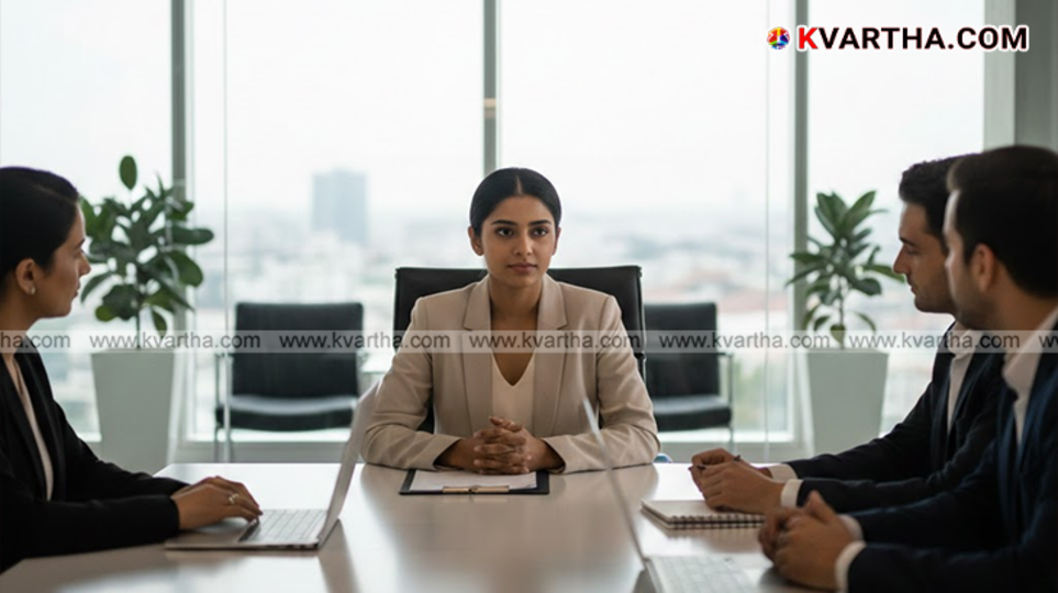 Professional handshake after job interview