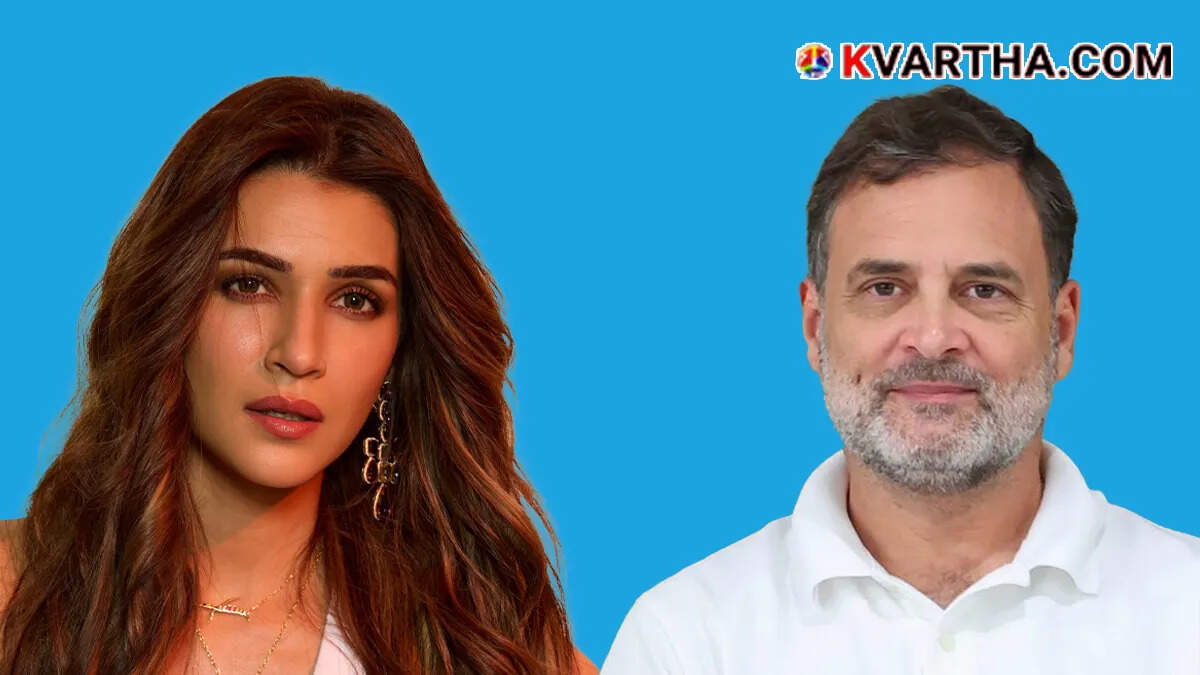 Rahul Gandhi supporting women's freedom of choice and Kriti Sanon