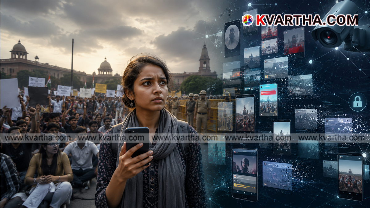 Representational image of social media surveillance and government censorship