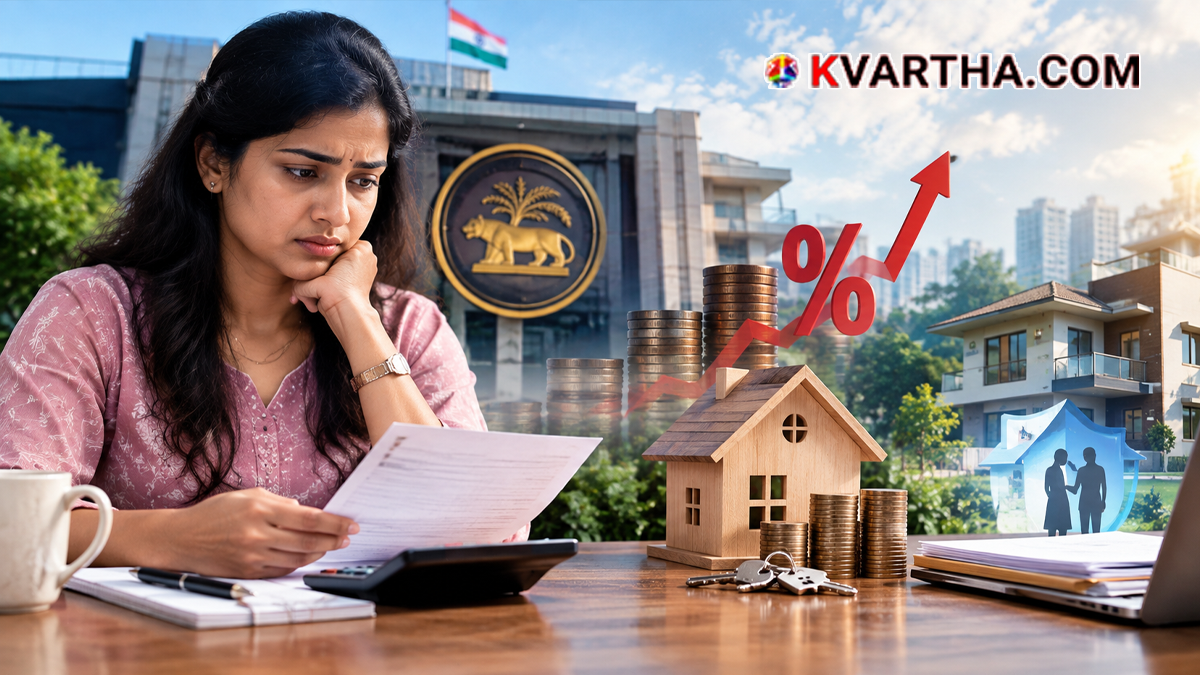Representational image reflecting RBI repo rate hike and home loan EMI increase