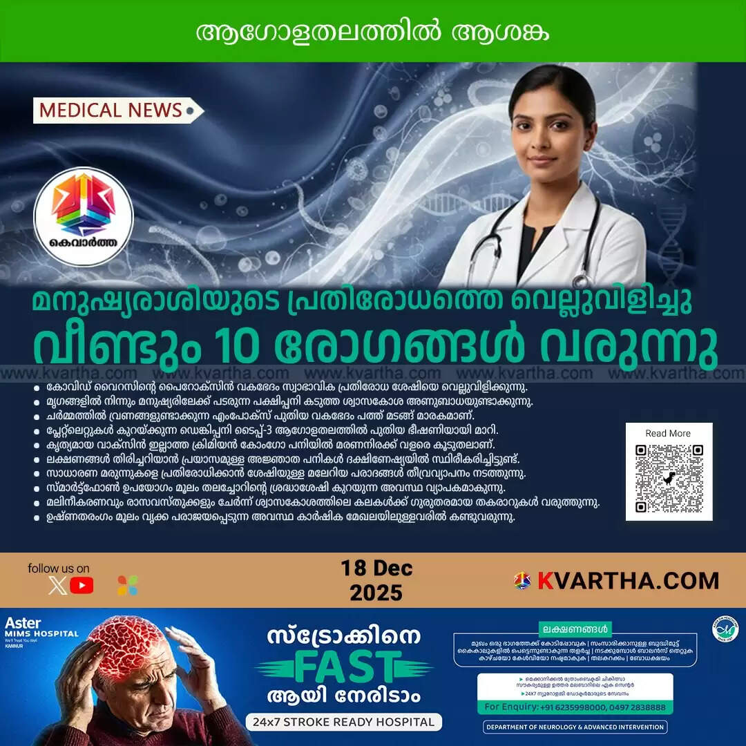 new health conditions reported in 2025 virus lifestyle