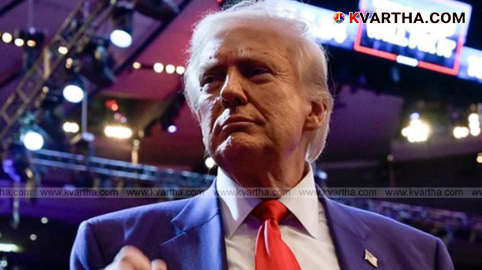 Donald Trump signing an order, symbolizing the new tariffs imposed on India.