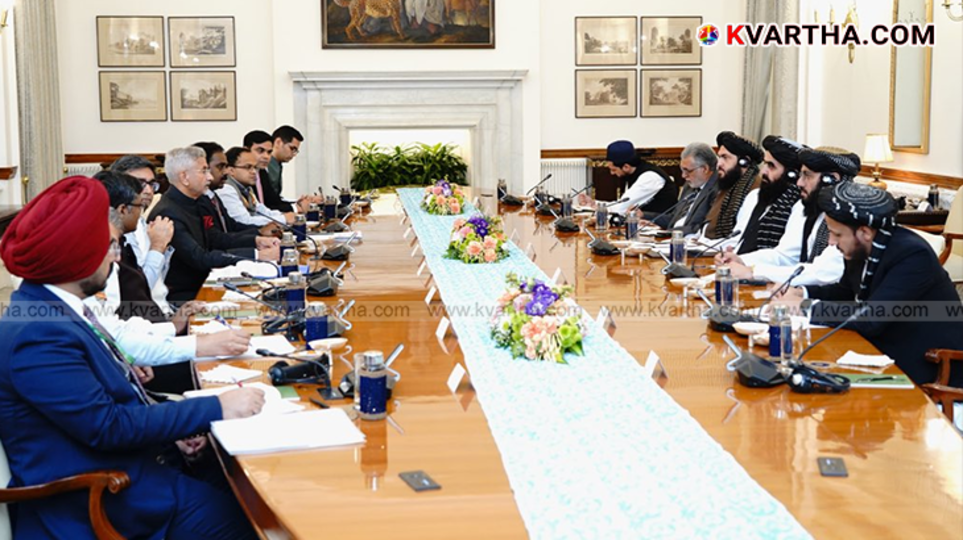 Taliban foreign minister Amir Khan Muttaqi in India