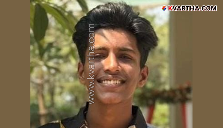 Photo of Asthik Raghav, medical student who drowned in Kannur.