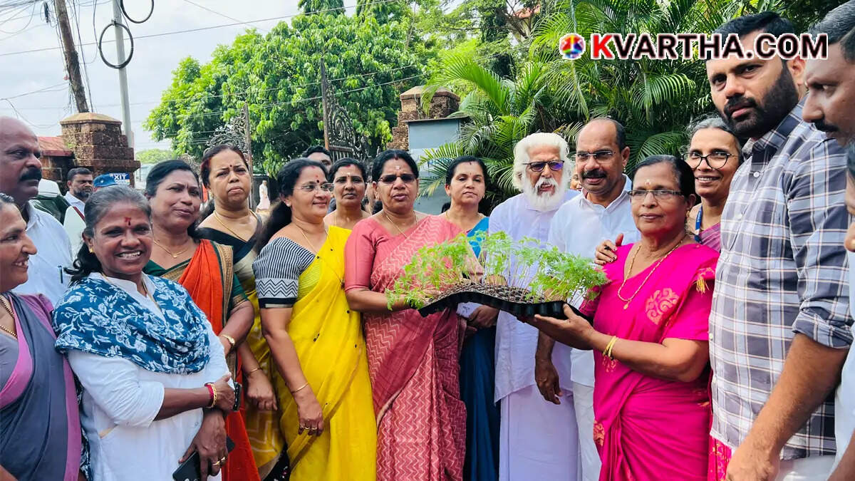 Conceptual image of Mayor Adv. P. Indira inaugurating a project