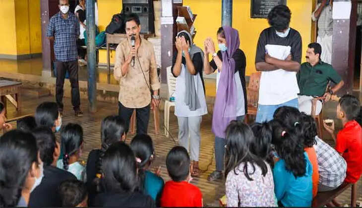 Meppadi disaster, Wayanad, children, emotional support, art therapy, disaster relief, mental health, community support, Kerala