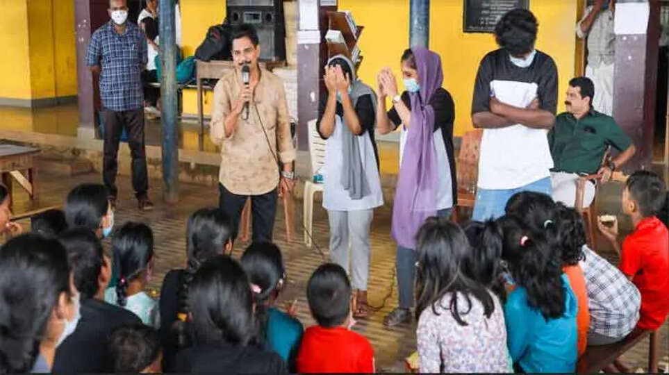 Meppadi disaster, Wayanad, children, emotional support, art therapy, disaster relief, mental health, community support, Kerala